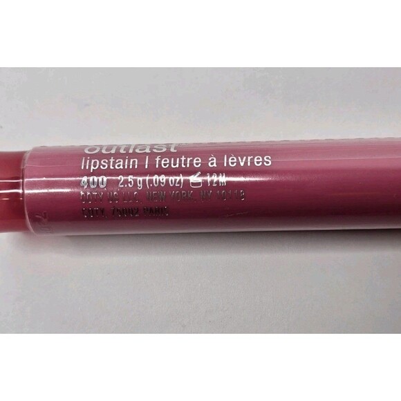 Covergirl Outlast Lipstain 400 Everbloom Kiss, .09 oz. New Sealed - Picture 2 of 4